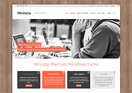 Minicorp – Fully Responsive WordPress Corporate Theme