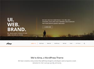 Alma- Parallax One Page Multi-Purpose Theme